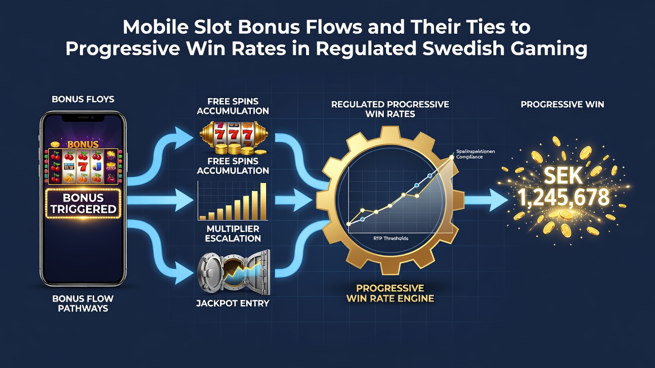 Progressive jackpot meter display integrated with mobile bonus tracking in Swedish online gaming